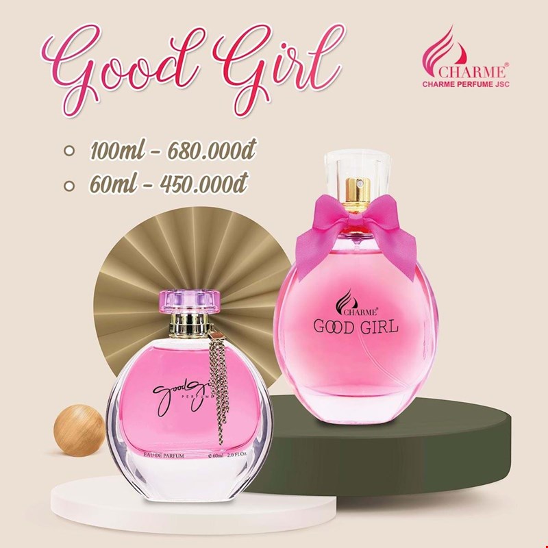 Charme Good Girl - Top những chai nước hoa bán chạy nhất mùa thu đông.