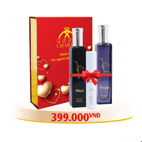Sét Nước Hoa Và Son Good Charme