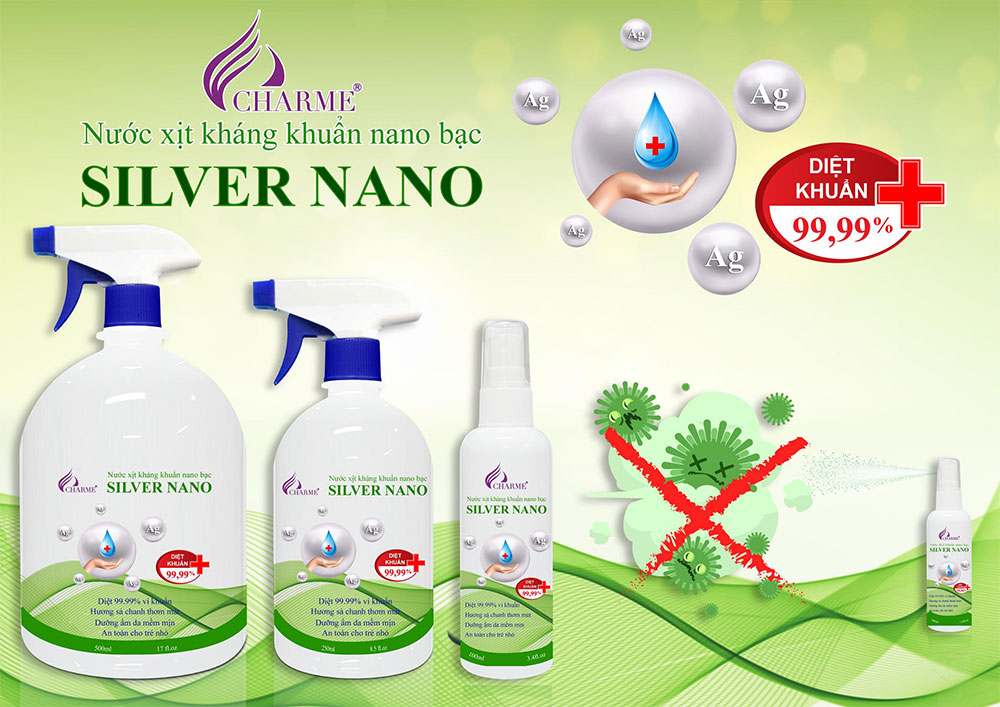 CHARME SILVER NANO được cơ quan y tế xác nhận đạt tiêu chuẩn chất lượng và độ an toàn