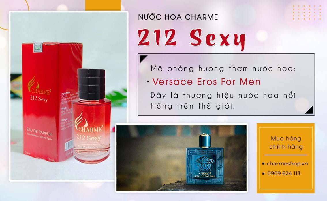 nuoc hoa charme 212 sexy co mui huong giong nuoc hoa Versace Eros For Men