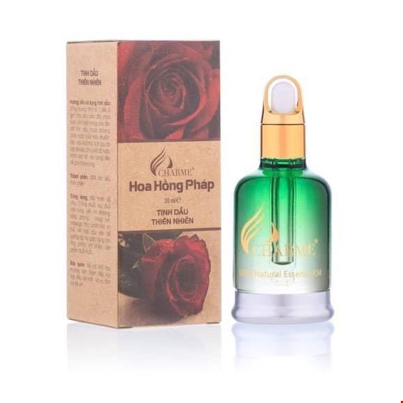 Tinh Dầu Thiên Nhiên Charme Hương Hoa Hồng Pháp