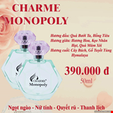 Nước Hoa Charme Monopoly 100ml 2023 • Nước Hoa Charme Chính Hãng | Miễn Phí  Vận Chuyển Toàn Quốc