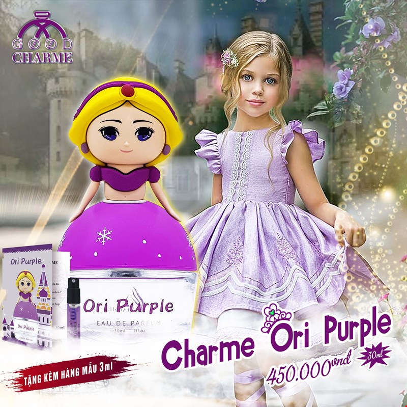 Nước Hoa Trẻ Em Charme Ori Purple 30ml