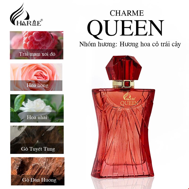 Nước Hoa Nữ Charme Queen 100ml [Phiên Bản 2024]