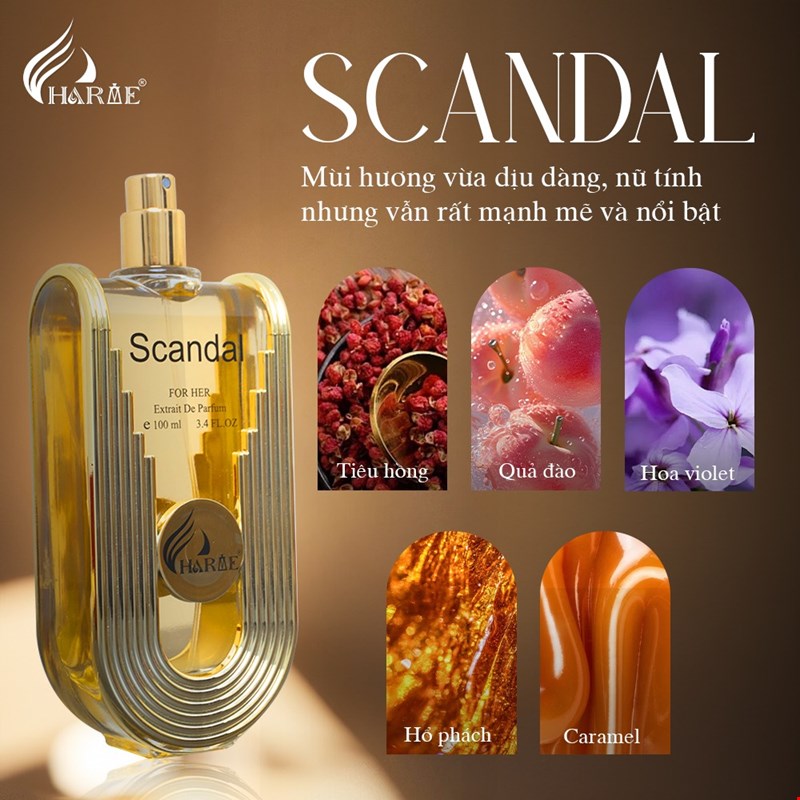 Nước Hoa Nữ Charme Scandal 100ml [Phiên Bản 2024]