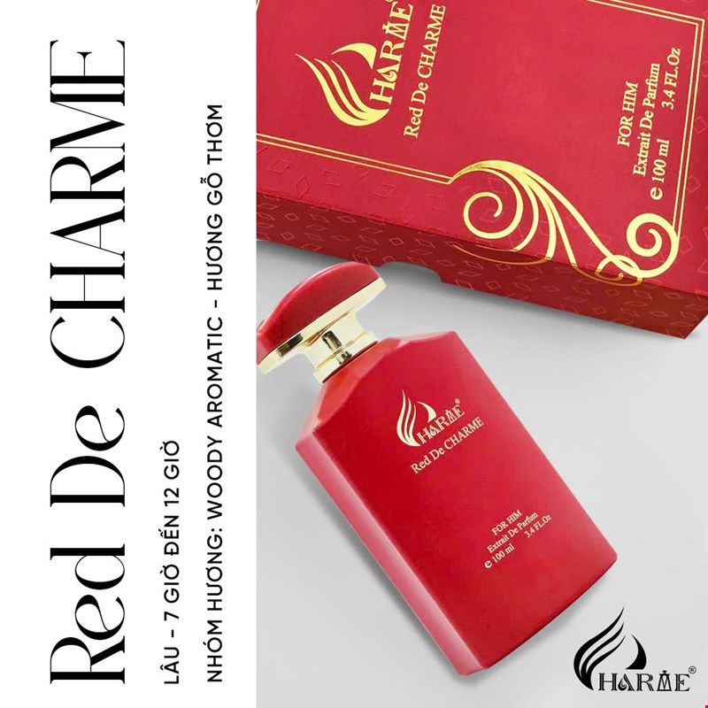 Nước Hoa Nam Charme Red De Charme 100ml