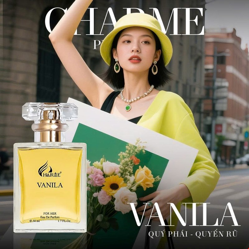 Nước hoa nữ Charme Vanila 50ml