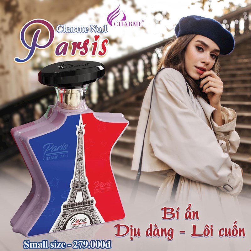 Nước Hoa Nữ Charme No.1 Paris 10ml